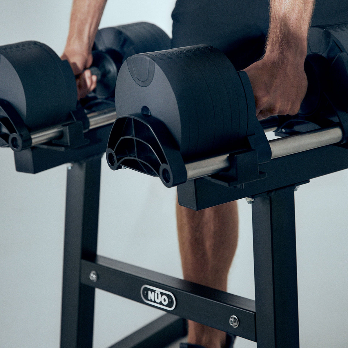 NÜOBELL Floor Stand made of powder-coated steel.